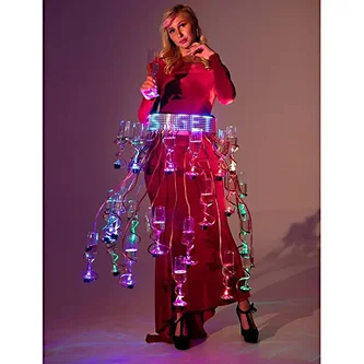 Performance props Self-luminous mobile bar tower high-end bar banquet outdoor 
Performance props Self-luminous mobile bar tower high-end bar banquet outdoor