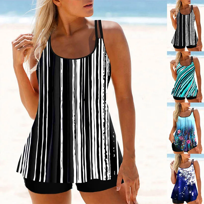 2023 Women's Fashion Monokini Swimwear Two Piece Beach Swimwear Print Tankinis Summer Beach Wear Swimming New Tankinis Set
2023 Women's Fashion Monokini Swimwear Two Piece Beach Swimwear Print Tankinis Summer Beach Wear Swimming New Tankinis Set