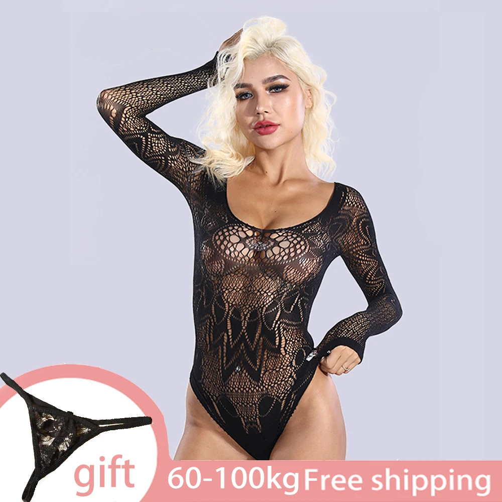 

100KG Bobysuit Sexy Fishnet tights Women Erotic Hot Lingerie Porno Underwear BodyStockings Costumes Sex Clothes