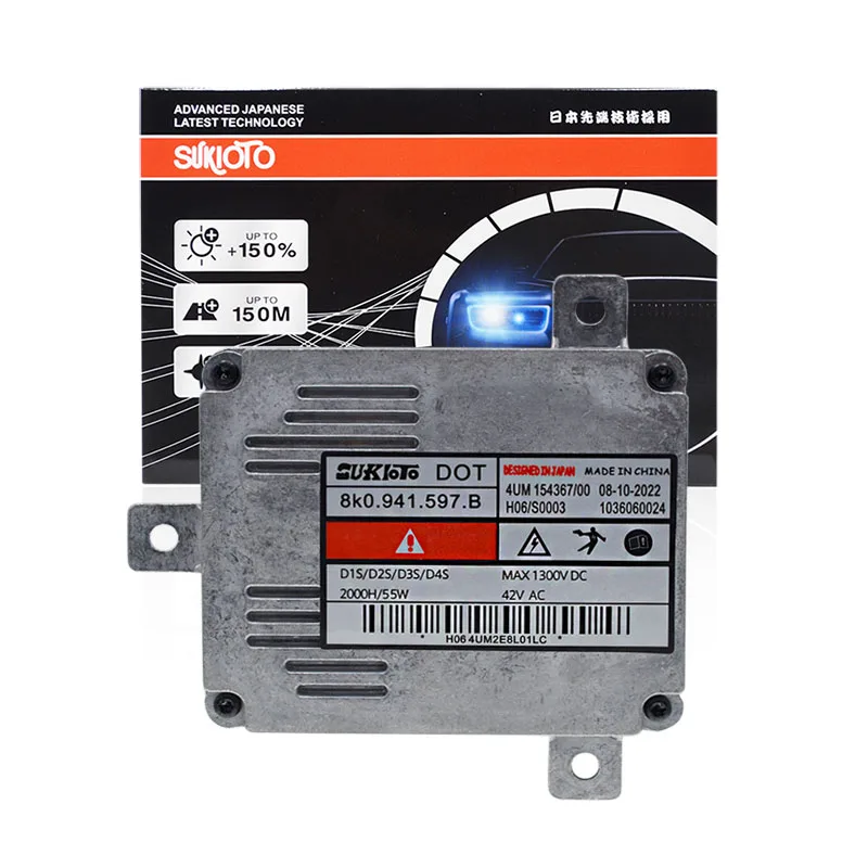 SUKIOTO GENUINE JAPAN OEM 55W D3S D4S HID Xenon Headlight Ballast For VW Passat Jetta Audi A3 A4 A8 8K0941597B 8K0 941 597 B
SUKIOTO GENUINE JAPAN OEM 55W D3S D4S HID Xenon Headlight Ballast For VW Passat Jetta Audi A3 A4 A8 8K0941597B 8K0 941 597 B