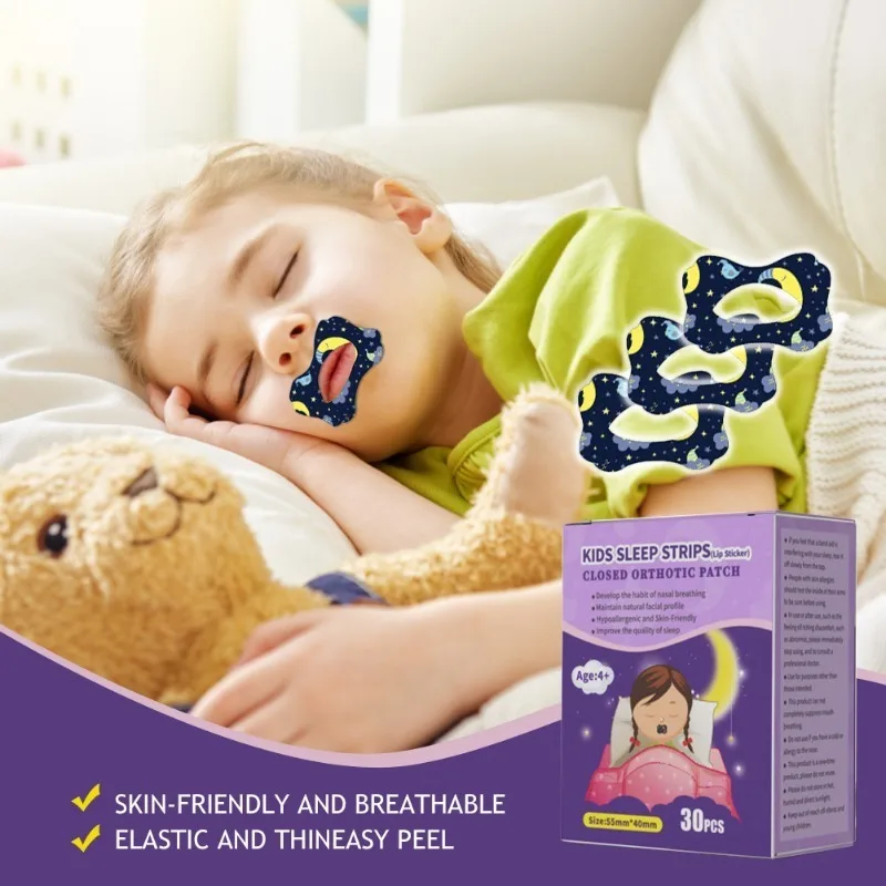 30Pcs/Box Anti-Snoring Stickers For Children Adult Night Sleep Lip Nose Breathing Improving Patch Mouth Correction Sticker Tape
30Pcs/Box Anti-Snoring Stickers For Children Adult Night Sleep Lip Nose Breathing Improving Patch Mouth Correction Sticker Tape