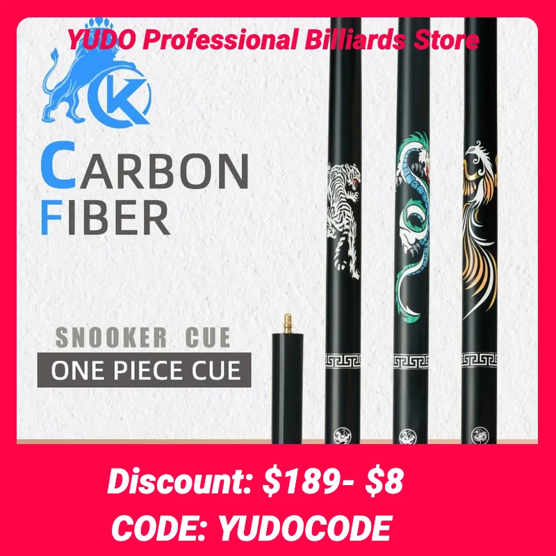 Konllen Billiards One Piece Cue 10.2mm Snooker Cue Carbon Fiber Black Technology Single Cue with Extension and Case Stick Kit
Konllen Billiards One Piece Cue 10.2mm Snooker Cue Carbon Fiber Black Technology Single Cue with Extension and Case Stick Kit
