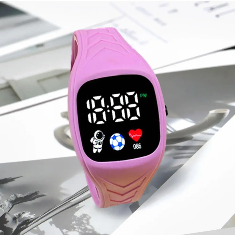 Font Display Watch Adjustable Silicone Strap Led Electronic Watch Square Spaceman Dial Kids Students Sports Digital Wristwatch
Font Display Watch Adjustable Silicone Strap Led Electronic Watch Square Spaceman Dial Kids Students Sports Digital Wristwatch