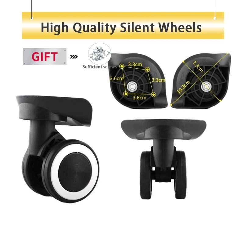 Trolley Case Wheel Suitcase High Quality Replacement Rubber Wheel Accessories Travel Luggage Repair Manual Swivel Casters
Trolley Case Wheel Suitcase High Quality Replacement Rubber Wheel Accessories Travel Luggage Repair Manual Swivel Casters