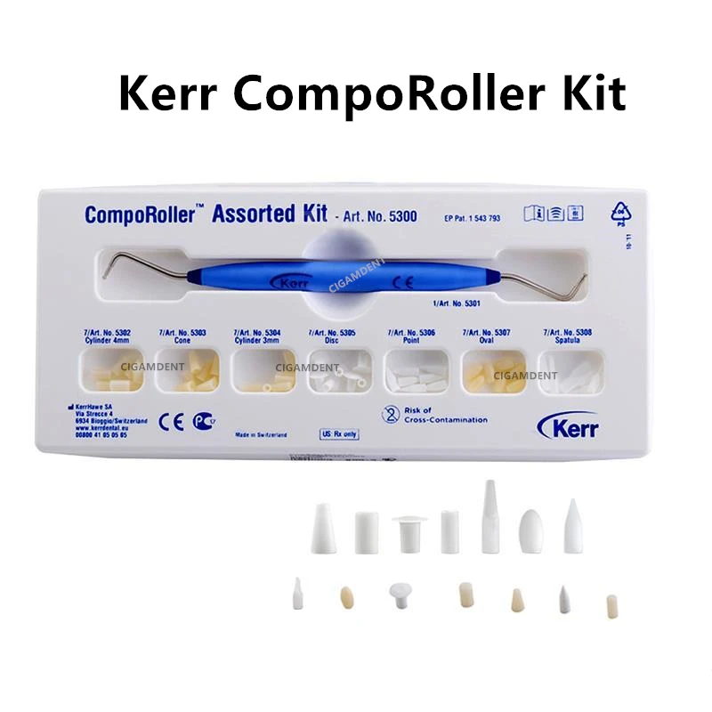 Kerr Comporoller Assorted Kit Dental Instruments Composite Resin Filling Spatula Handle Set Resin Molding Tools
Kerr Comporoller Assorted Kit Dental Instruments Composite Resin Filling Spatula Handle Set Resin Molding Tools