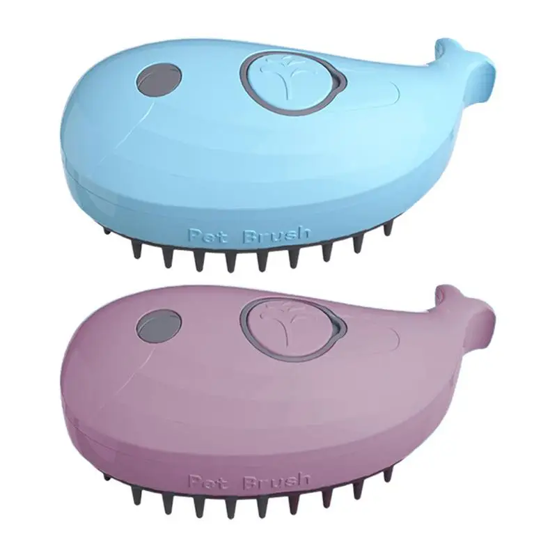 

Pet Spray Comb Cute Whale Shape Hair Brush Steam Massager for Cat Dog Pet Flyaway Hair Prevention Cat Grooming Brush Dog