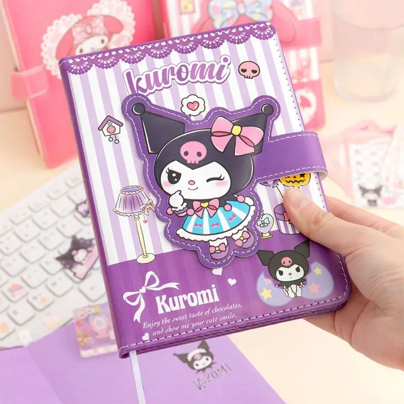 Kuromi Kawaii Sanrio Anime Magnetic Buckle Diy Notebook Cute My Melody Cartoon Children Dairy Book Birthday Gifts for Kids
Kuromi Kawaii Sanrio Anime Magnetic Buckle Diy Notebook Cute My Melody Cartoon Children Dairy Book Birthday Gifts for Kids