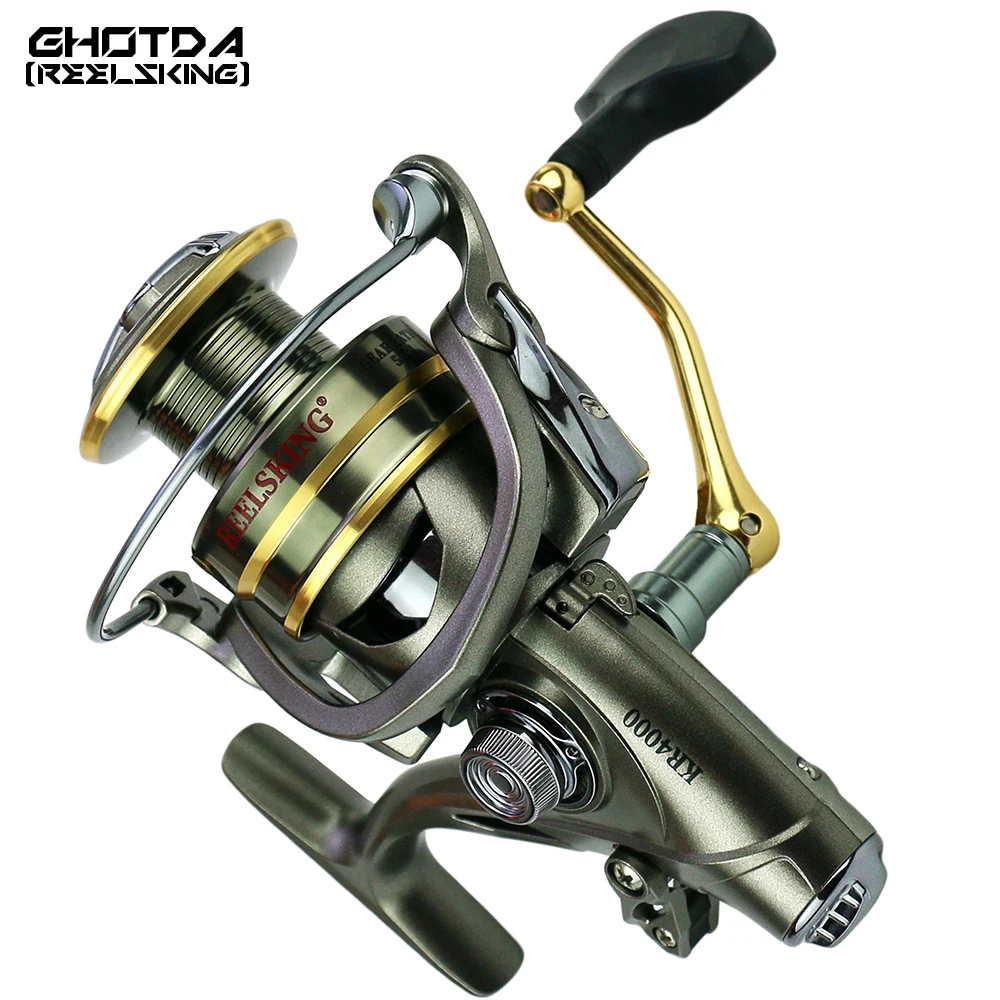 Spinning Fishing Reel Metal Spool Long Casting Carp Fishing Wheel for Fishing 5.5:1 Left / Right Metal Rocker Arm
Spinning Fishing Reel Metal Spool Long Casting Carp Fishing Wheel for Fishing 5.5:1 Left / Right Metal Rocker Arm