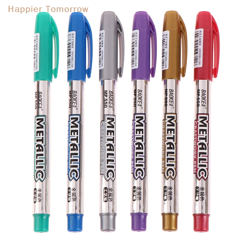 DIY Metallic Waterproof Permanent Paint Marker Pens Gold And Silver For Drawing Students Supplies Marker Craftwork Pen
DIY Metallic Waterproof Permanent Paint Marker Pens Gold And Silver For Drawing Students Supplies Marker Craftwork Pen
