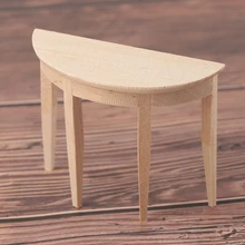1:12 Dollhouse Miniature Wooden Half Round Table Model Furniture Teatable Coffee Living Room KID Toy Dolls Simulation Home Toy
1:12 Dollhouse Miniature Wooden Half Round Table Model Furniture Teatable Coffee Living Room KID Toy Dolls Simulation Home Toy