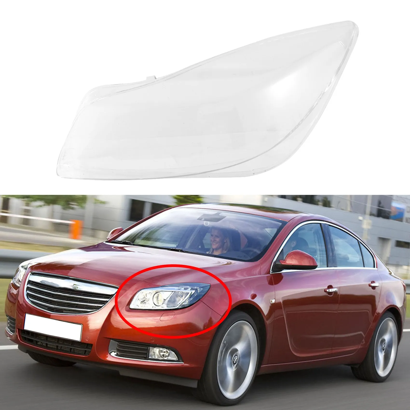 

Автомобильный левый прозрачный налобный фонарь, крышка лампы, абажур, абажур, передняя фара, крышка объектива для Opel Insignia 2009-2011