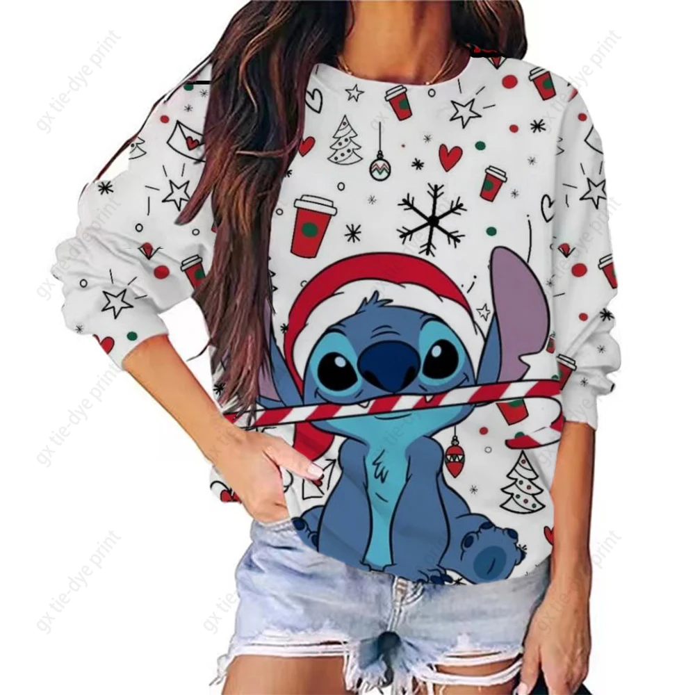 2024 Disney Autumn New Fashion Casual Cartoon Stitch Christmas Print Slim Fit Round Neck Long Sleeve Sweatshirt Hot Selling
2024 Disney Autumn New Fashion Casual Cartoon Stitch Christmas Print Slim Fit Round Neck Long Sleeve Sweatshirt Hot Selling