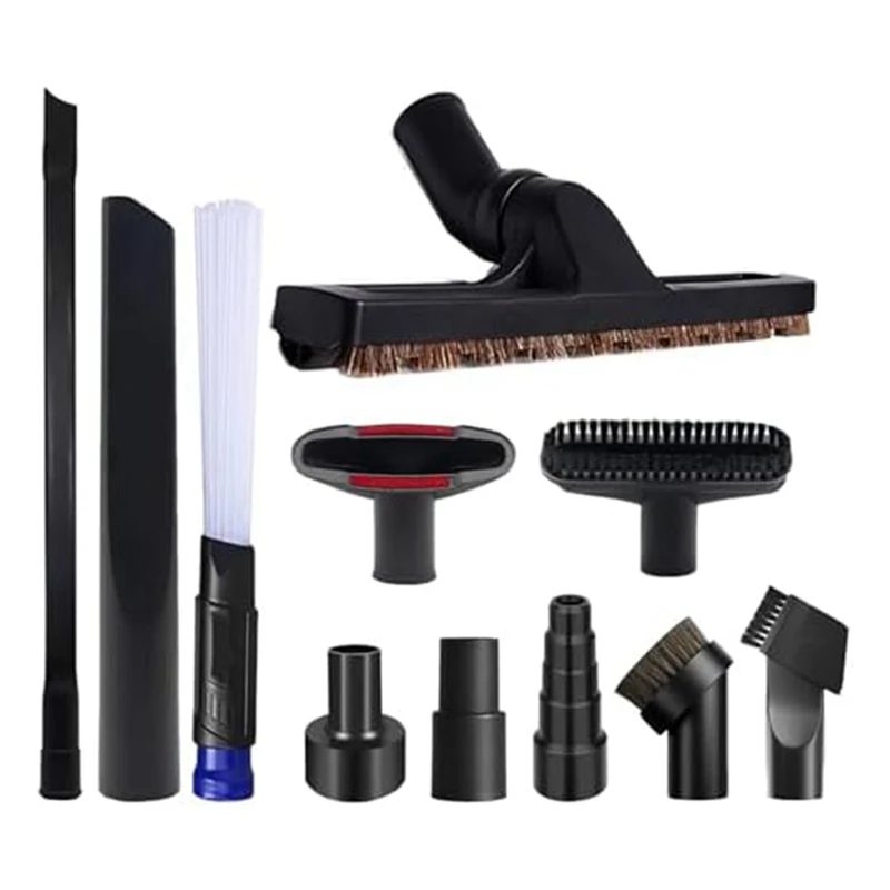 Universal 1 1/4 Inch Vacuum Attachments Kit For Shop Vac Accessories With Vacuum Brush Attachments,Flexible Crevice Tool
Universal 1 1/4 Inch Vacuum Attachments Kit For Shop Vac Accessories With Vacuum Brush Attachments,Flexible Crevice Tool