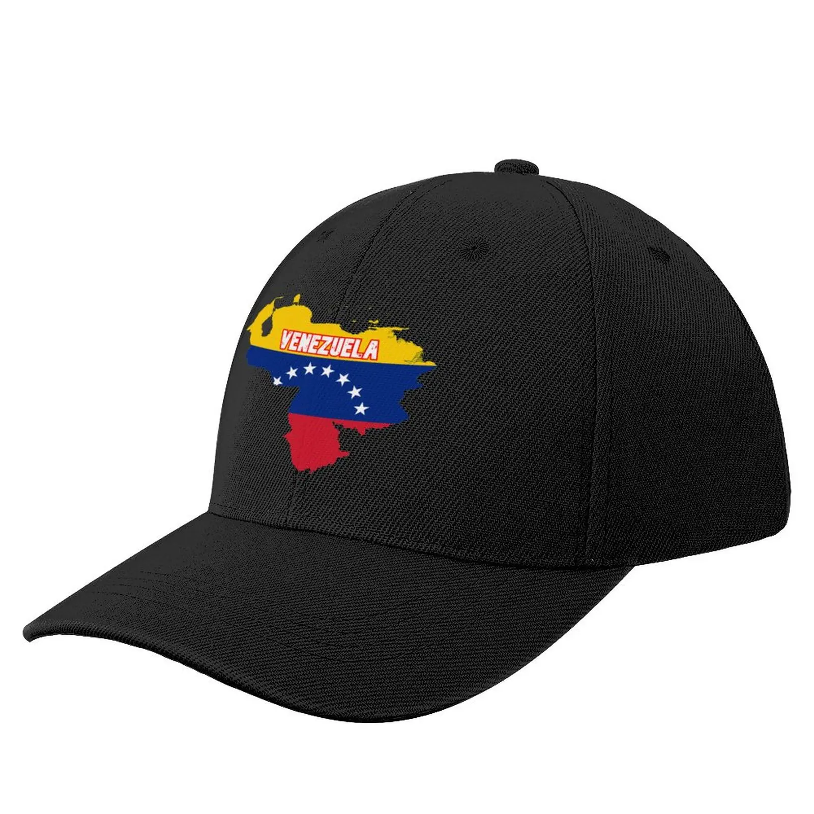 

Venezuela map and flag with seven stars Baseball Cap Gentleman Hat fashionable Fishing Caps Sunhat Women'S Beach Visor Men'S