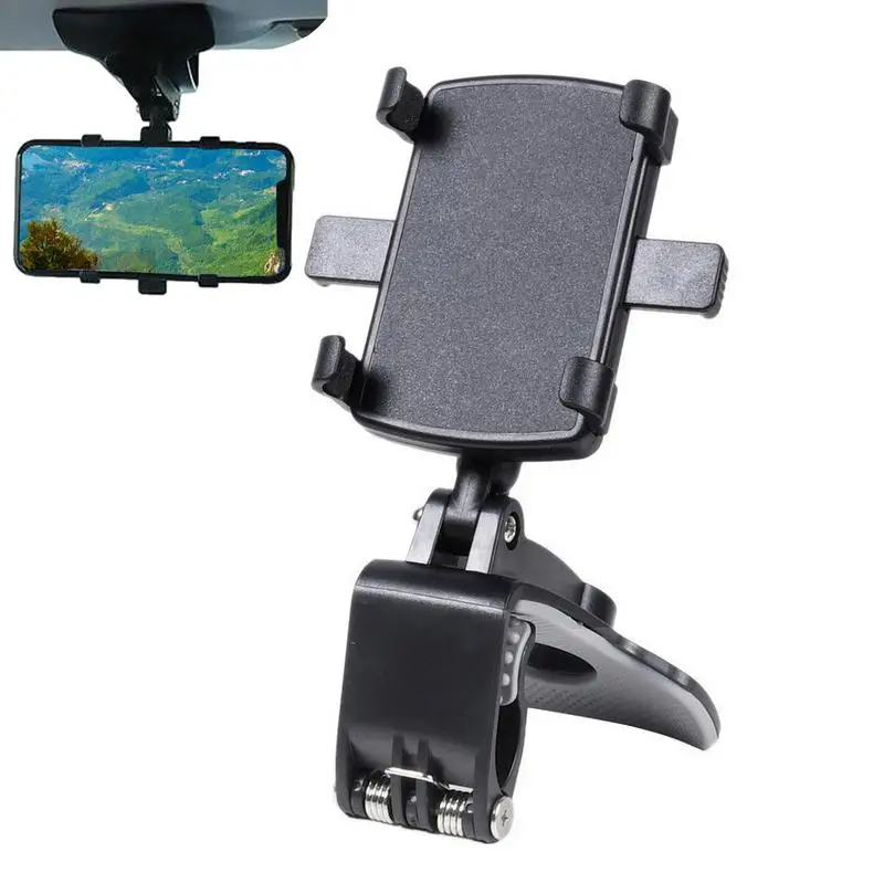 

Car Dash Phone Holder ABS Auto Foldable Phone Mount 360 Rotatable Retractable Mobile Holder Smartphone Bracket Cars Accessories