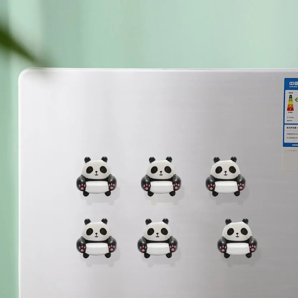 

Adorable Panda Magnet Adorable Resin Cartoon Refrigerator Magnets for Home Office Decoration Panda Bunny Pig Bear Microwave Oven