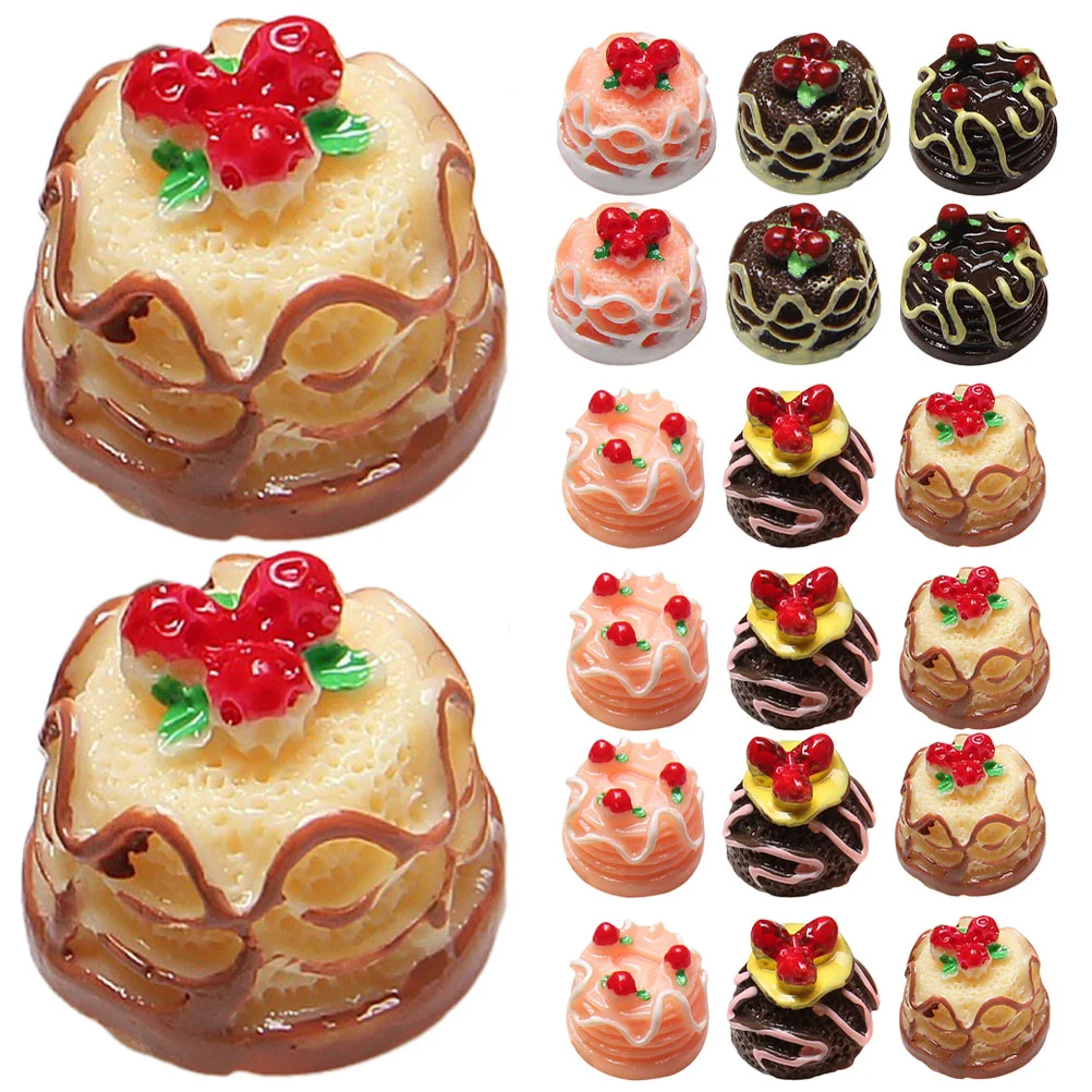 20 Pcs Decor Dessert Shop Props Accessories Cake Decoration Lifelike Cakes Faux Model Resin Accessory Simulation Fake
20 Pcs Decor Dessert Shop Props Accessories Cake Decoration Lifelike Cakes Faux Model Resin Accessory Simulation Fake