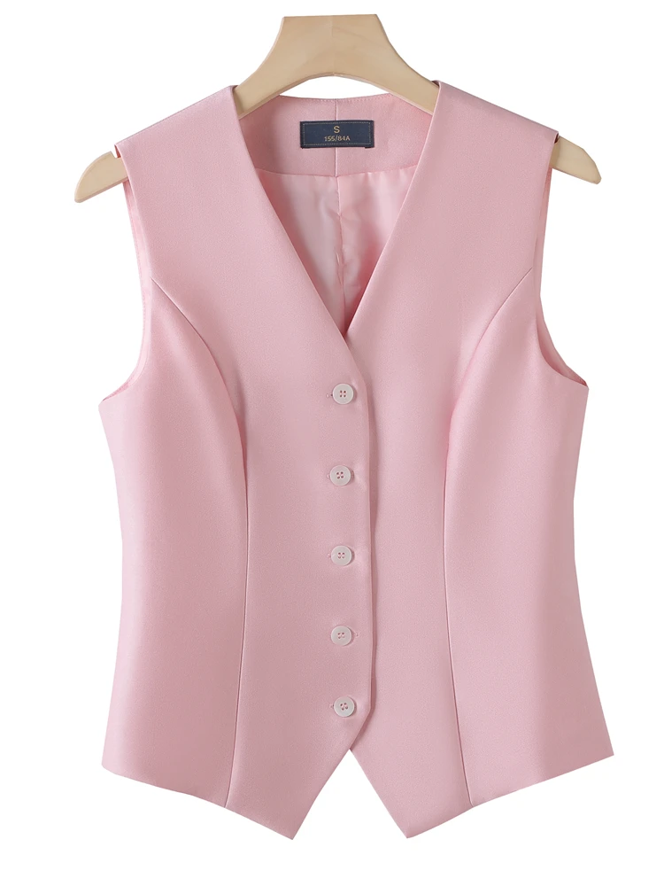 Spring, Autumn, and Winter Fashion Korean Women's Office Casual Women's Vest, One Piece Tank Top
Spring, Autumn, and Winter Fashion Korean Women's Office Casual Women's Vest, One Piece Tank Top