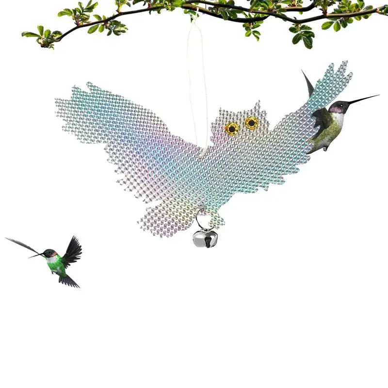 Bird Scare Pendant Realistic Reflective Pendant Owl Shaped Bird Repeller Silver Outdoor Accessories Bird Blinder Funny Cute For
Bird Scare Pendant Realistic Reflective Pendant Owl Shaped Bird Repeller Silver Outdoor Accessories Bird Blinder Funny Cute For