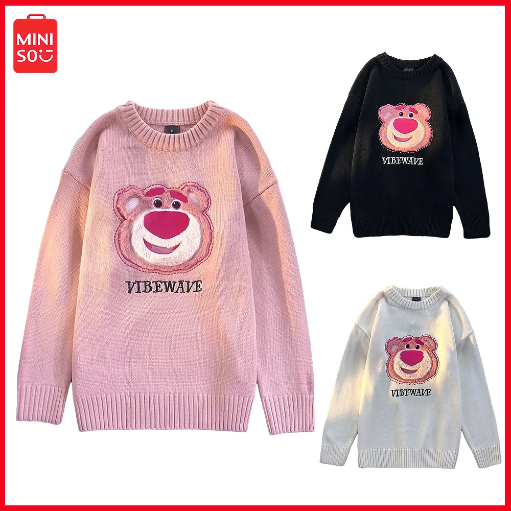 Miniso Lotso Spring Autumn Sweater Men Women Loose Outerwear Slouchy Student Harbour Style Soft Waxy Cozy Knitwear Warm Christma
Miniso Lotso Spring Autumn Sweater Men Women Loose Outerwear Slouchy Student Harbour Style Soft Waxy Cozy Knitwear Warm Christma