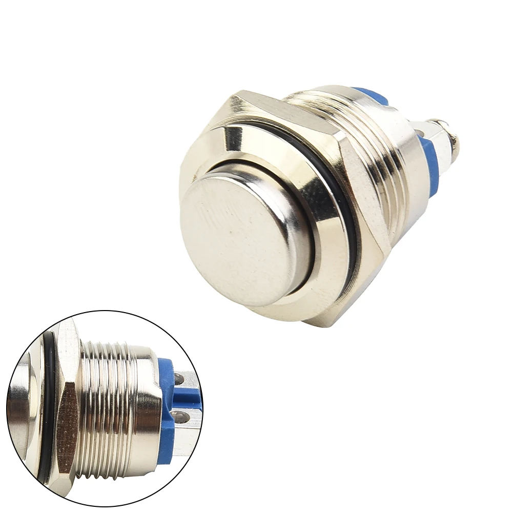 Shockproof Push Button Switch Momentary 2A/36VDC Nickel-Plated Brass Screw Terminal 1NO Waterproof Metal Electrical
Shockproof Push Button Switch Momentary 2A/36VDC Nickel-Plated Brass Screw Terminal 1NO Waterproof Metal Electrical