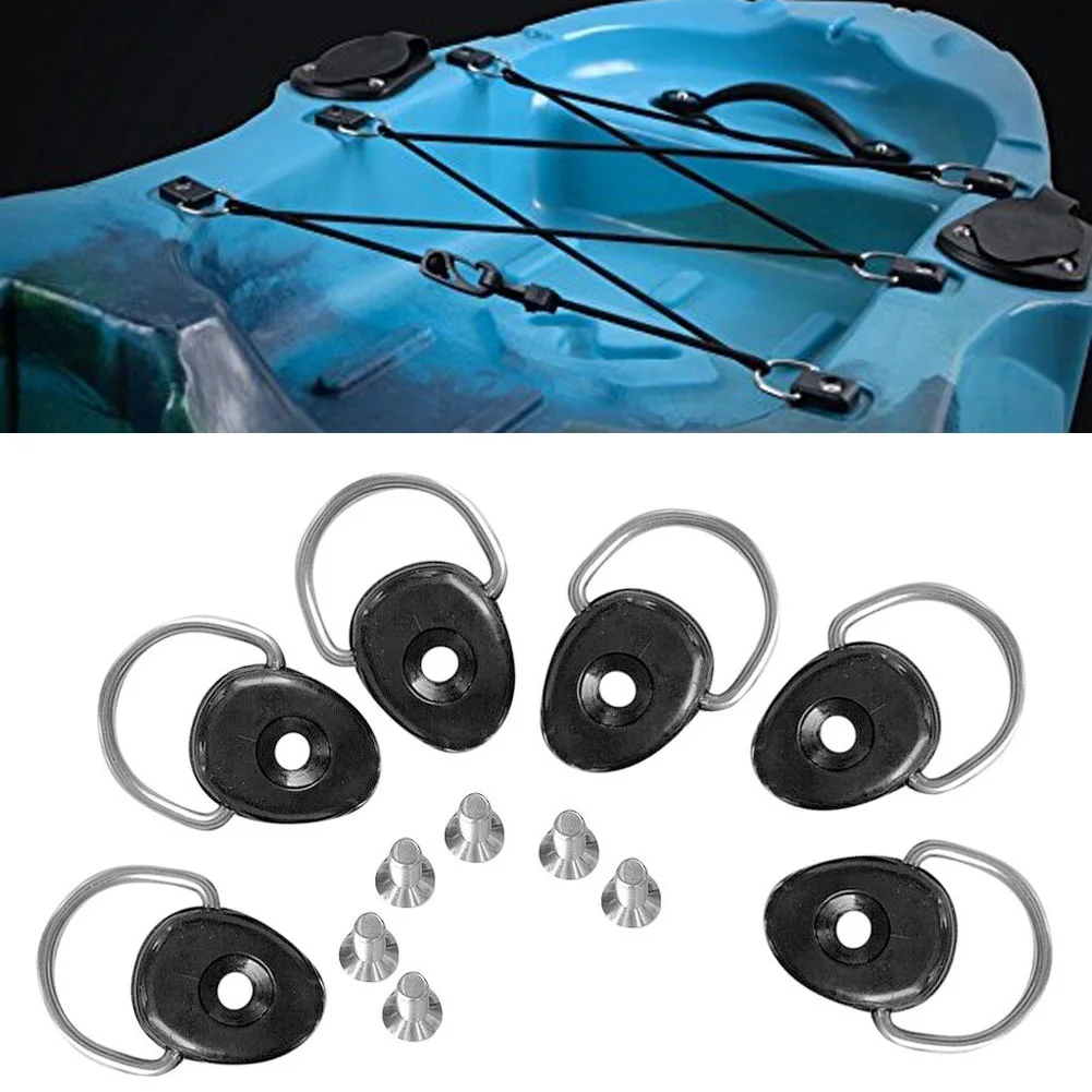 Durable 6x Kayak Paddle Fishing Rigging Functional Nylon 12g/pc 304 Stainless Steel D Ring Boat Tie Fitting Buckle
Durable 6x Kayak Paddle Fishing Rigging Functional Nylon 12g/pc 304 Stainless Steel D Ring Boat Tie Fitting Buckle