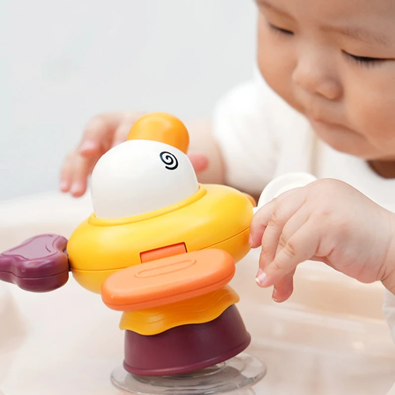 Baby Cartoon Duck Suction Cup Turntable Rotating Game Toy Baby Montessori Early Education Sensory Toy Toddler Gift
Baby Cartoon Duck Suction Cup Turntable Rotating Game Toy Baby Montessori Early Education Sensory Toy Toddler Gift