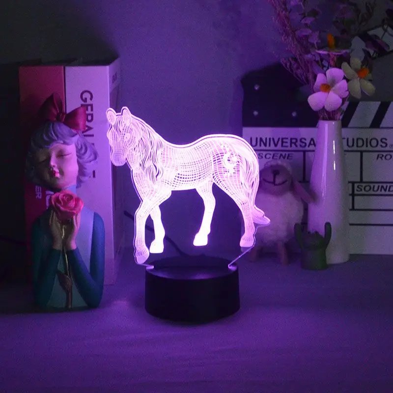 Horse Image Anime 3D Night Light Touch Sensor for Bedroom Decor Cute Birthday Color Gift LED Lamp Manga Kid Lovely Present
Horse Image Anime 3D Night Light Touch Sensor for Bedroom Decor Cute Birthday Color Gift LED Lamp Manga Kid Lovely Present