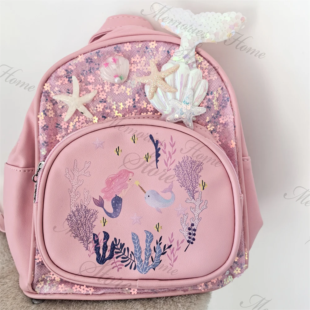Girl's Kindergarten Cute Mermaid Backpack Personalized Your Name Lightweight Baby Outdoor Snack Backpacks Custom Kids Gift Bag
Girl's Kindergarten Cute Mermaid Backpack Personalized Your Name Lightweight Baby Outdoor Snack Backpacks Custom Kids Gift Bag