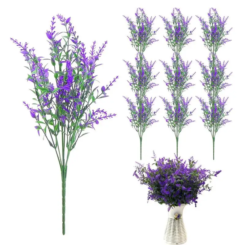 Artificial Lavender 10 Bundles Outdoors Artificial Flowers UV Resistant No Fade Realistic Vibrant Lavender Plant Decor
Artificial Lavender 10 Bundles Outdoors Artificial Flowers UV Resistant No Fade Realistic Vibrant Lavender Plant Decor