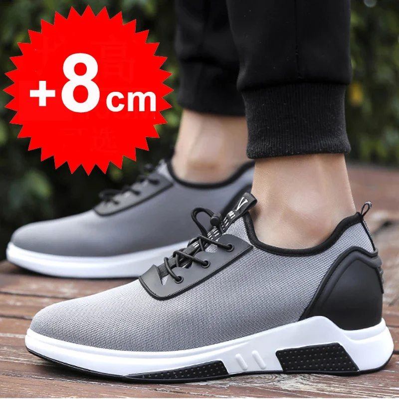 Sneakers men elevator height increase shoes for men 8cm 6cm casual lift shoes man breathable invisible hidden heels taller shoes
Sneakers men elevator height increase shoes for men 8cm 6cm casual lift shoes man breathable invisible hidden heels taller shoes
