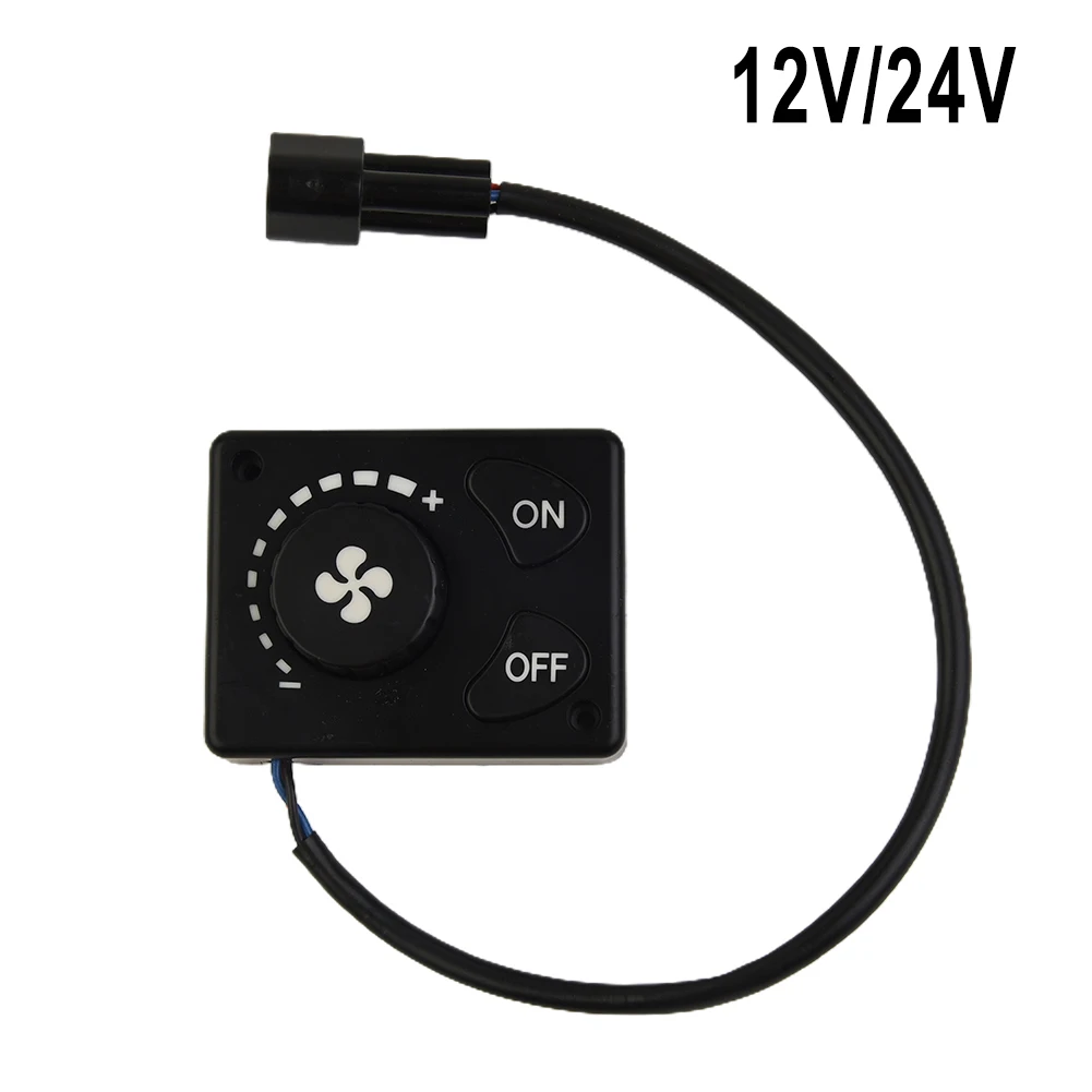 

12V/24V Parking Heater Knob Switch Diesel Air Parking Heater Control LCD Knob Controller Switch Vehicles Car Accessories