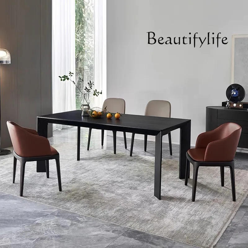 Nordic Solid Wood Light Luxury Long Table Minimalist Designer Dining Table Office Meeting Negotiation Table 
Nordic Solid Wood Light Luxury Long Table Minimalist Designer Dining Table Office Meeting Negotiation Table