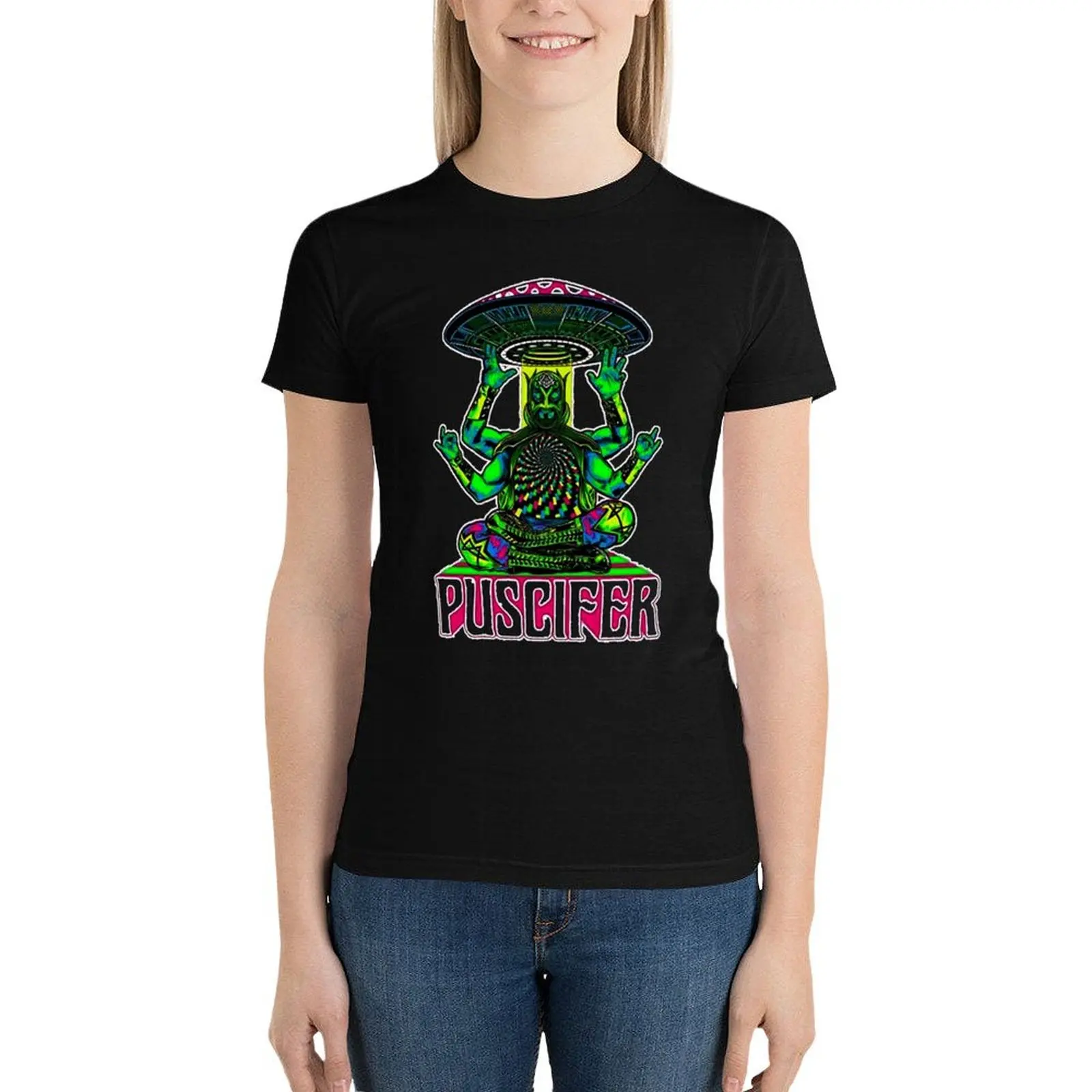 Art ufo Puscifer T-Shirt vintage clothes aesthetic clothes graphics Short sleeve tee western t shirts for Women
Art ufo Puscifer T-Shirt vintage clothes aesthetic clothes graphics Short sleeve tee western t shirts for Women