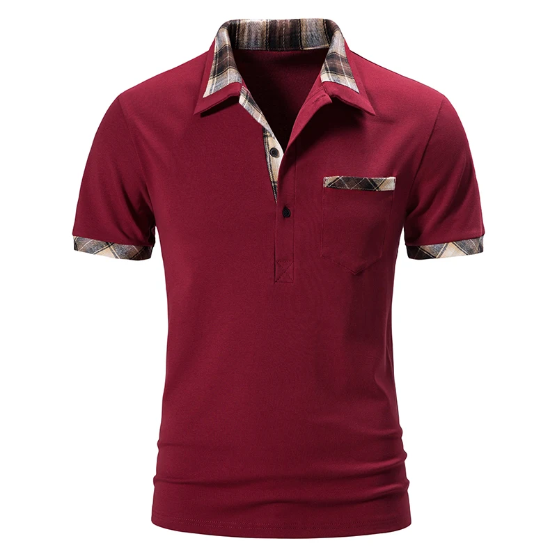 2023 Summer New Men's Casual Short-Sleeved Polo Shirt Office Fashion Lapel T-Shirt Men's Breathable Polo Shirt Men's Clothing
2023 Summer New Men's Casual Short-Sleeved Polo Shirt Office Fashion Lapel T-Shirt Men's Breathable Polo Shirt Men's Clothing