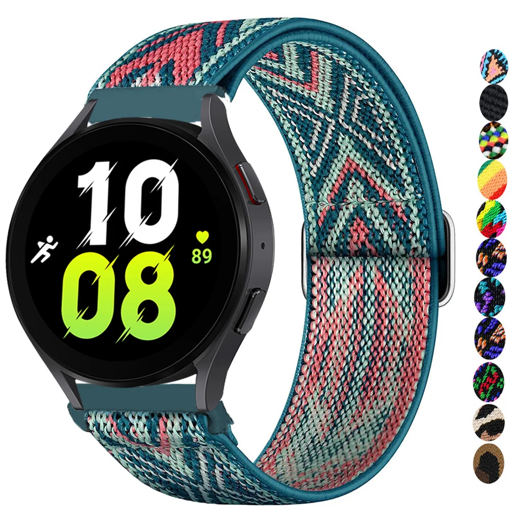 20mm/22mm Strap For Samsung Galaxy watch 4/5 44mm 40mm/pro/4 classic/3/Active 2/46mm/42mm Adjustable Elastic Nylon bracelet band
20mm/22mm Strap For Samsung Galaxy watch 4/5 44mm 40mm/pro/4 classic/3/Active 2/46mm/42mm Adjustable Elastic Nylon bracelet band