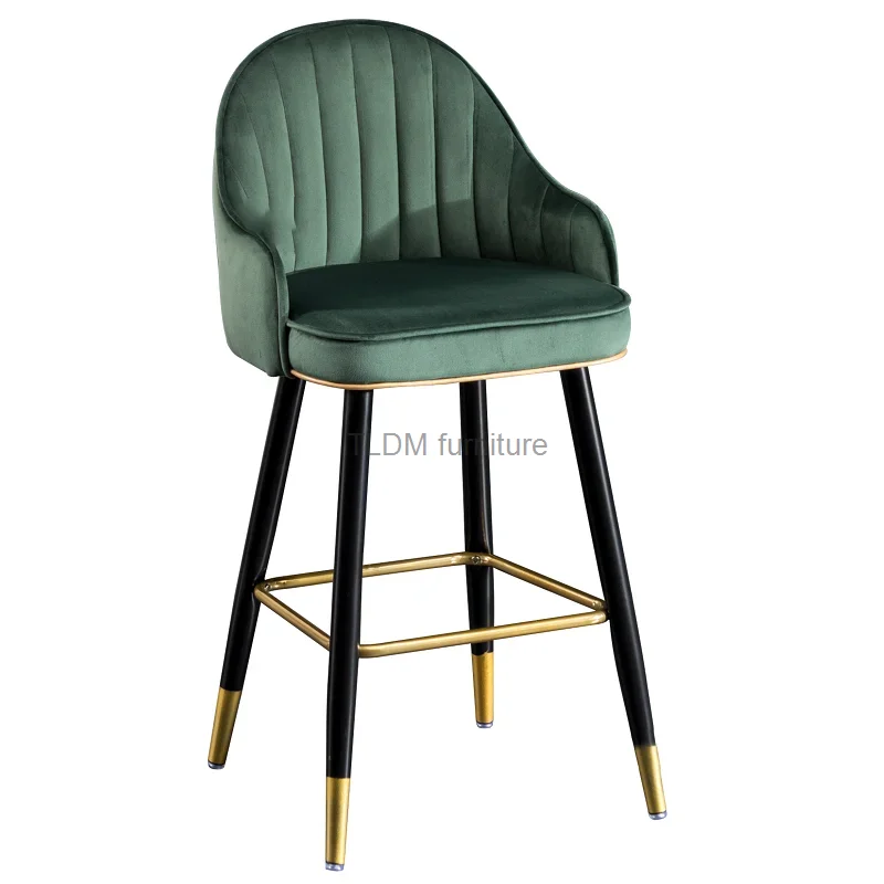 Nordic Bar Stools Restaurant Furniture Luxury Modern Minimalist Front Desk Island Wrought Iron Bar High Stools Home Back Chair D
Nordic Bar Stools Restaurant Furniture Luxury Modern Minimalist Front Desk Island Wrought Iron Bar High Stools Home Back Chair D
