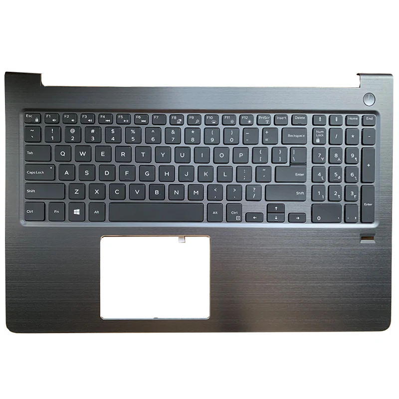 Новая английская клавиатура для Dell Vostro 15-5000 5568 V5568 с подставкой для рук для ноутбука, верхняя панель для клавиатуры с отверстием для отпечатков пальцев
Новая английская клавиатура для Dell Vostro 15-5000 5568 V5568 с подставкой для рук для ноутбука, верхняя панель для клавиатуры с отверстием для отпечатков пальцев