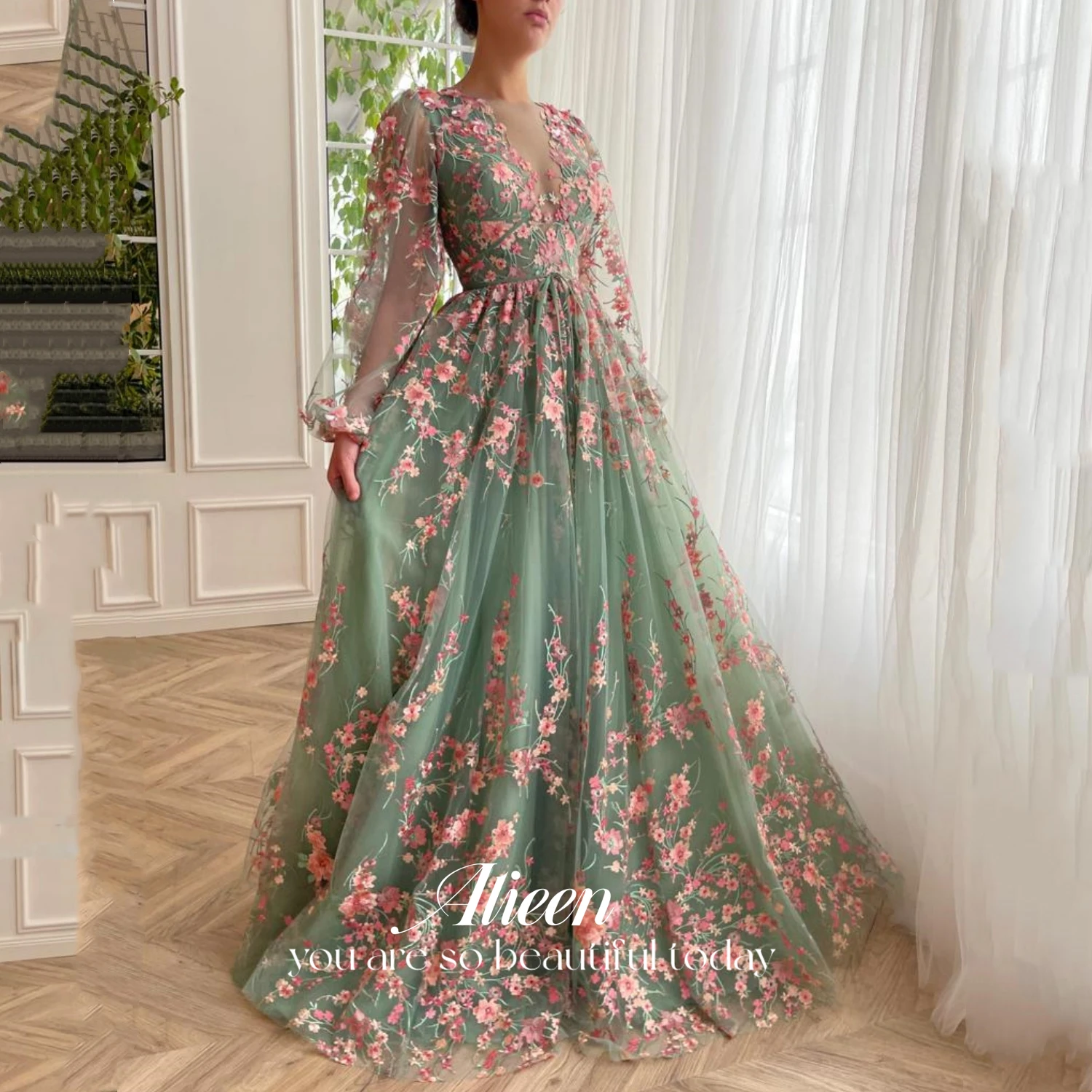Aileen Bride Dresses for Prom Green Female Dress Party Evening Elegant Luxury Celebrity Flowers Coming of Age Ceremony 2024 Gala
Aileen Bride Dresses for Prom Green Female Dress Party Evening Elegant Luxury Celebrity Flowers Coming of Age Ceremony 2024 Gala