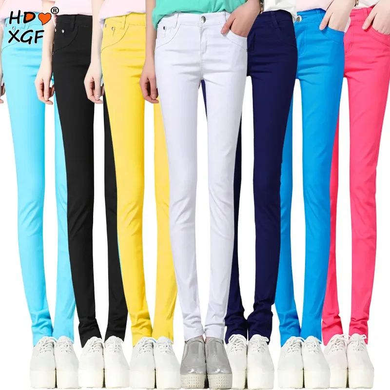 Korean Fashion Candy Color Plus Size Pencil Jeans Casual Cotton High Waist Denim Pantalones Streetwear Women Slim Cowboy Trouser
Korean Fashion Candy Color Plus Size Pencil Jeans Casual Cotton High Waist Denim Pantalones Streetwear Women Slim Cowboy Trouser