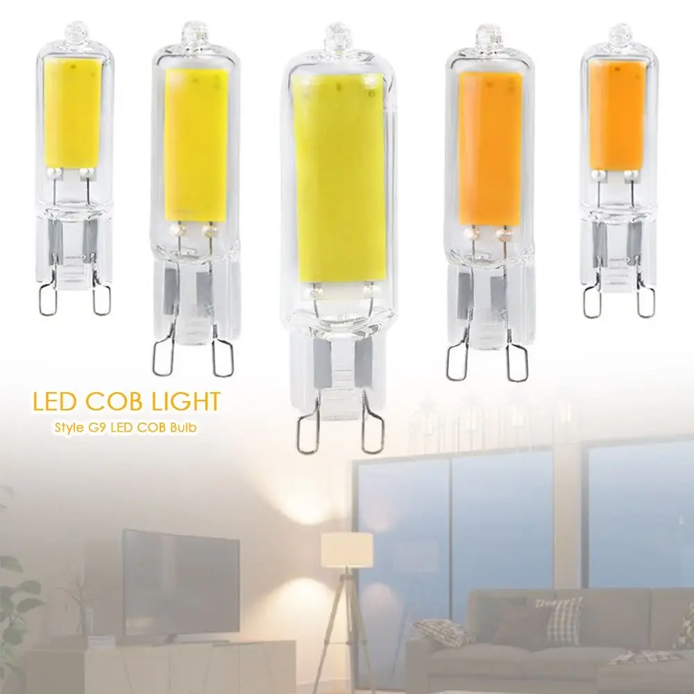 

Dimmable G9 LED COB Bulb New 220V-240V Glass tube Halogen Light White light 3W 4W 5W Glass Tube light Home Decoration