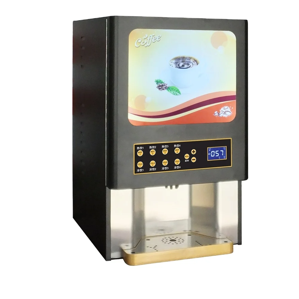 Vending Machines Hot and 4 Cold Drinks Flavor Reservoir 5l+hot Water 1.8L+ Cold Water 1.8L Automatic Cleaning/auto Checking
Vending Machines Hot and 4 Cold Drinks Flavor Reservoir 5l+hot Water 1.8L+ Cold Water 1.8L Automatic Cleaning/auto Checking