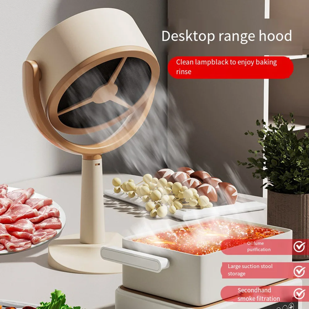 Desktop Range Hood Strong Suction Power Portable Mini Cooker Hood Hood Home Low Noise Extractor Hood Hot Pot Barbecue Companion
Desktop Range Hood Strong Suction Power Portable Mini Cooker Hood Hood Home Low Noise Extractor Hood Hot Pot Barbecue Companion