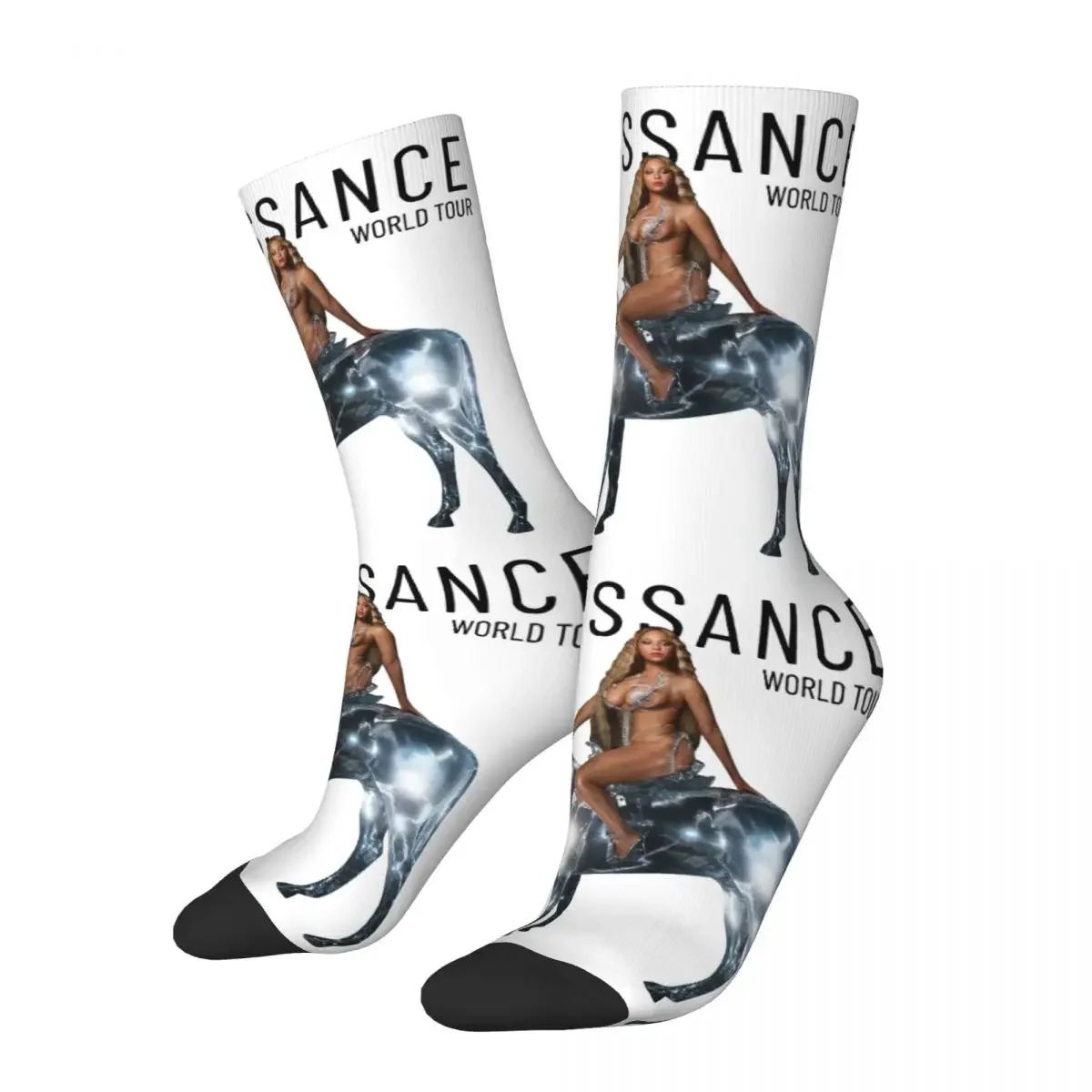 

Beyonce Renaissance World Tour Socks Men's Women's Fashion Socks Harajuku Spring Summer Autumn Winter Middle Tube Socks Gift