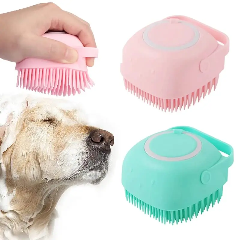 Bath Massage Brush Dog Bath Brush Soft Silicone Dog Shampoo Brush Dog Shower Pet Bath Brush, Dog Brush Long Short Haired cat
Bath Massage Brush Dog Bath Brush Soft Silicone Dog Shampoo Brush Dog Shower Pet Bath Brush, Dog Brush Long Short Haired cat