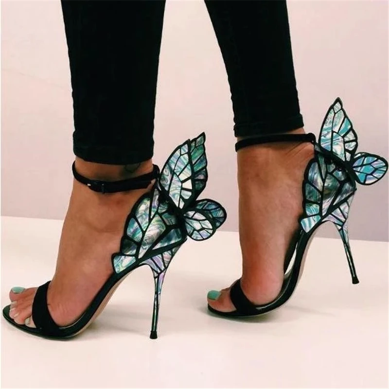 Women Fashion Butterfly Heels Sandals Luxury Ankle Buckle Strap Sandals Summer Open Toe thin High Dress Party Shoes Stiletto
Women Fashion Butterfly Heels Sandals Luxury Ankle Buckle Strap Sandals Summer Open Toe thin High Dress Party Shoes Stiletto
