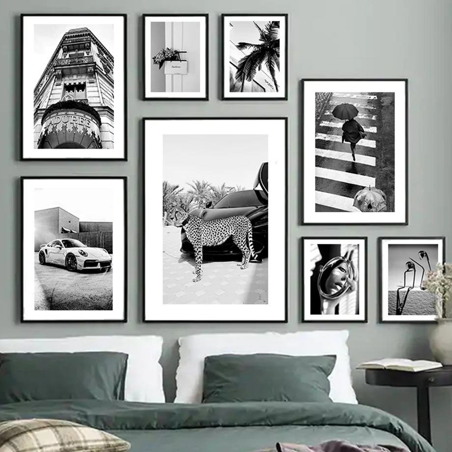 Модная Картина на холсте Черно-белая стена художественные принты Роскошные автомобильные картины на стену безрамный плакат 
Модная Картина на холсте Черно-белая стена художественные принты Роскошные автомобильные картины на стену безрамный плакат