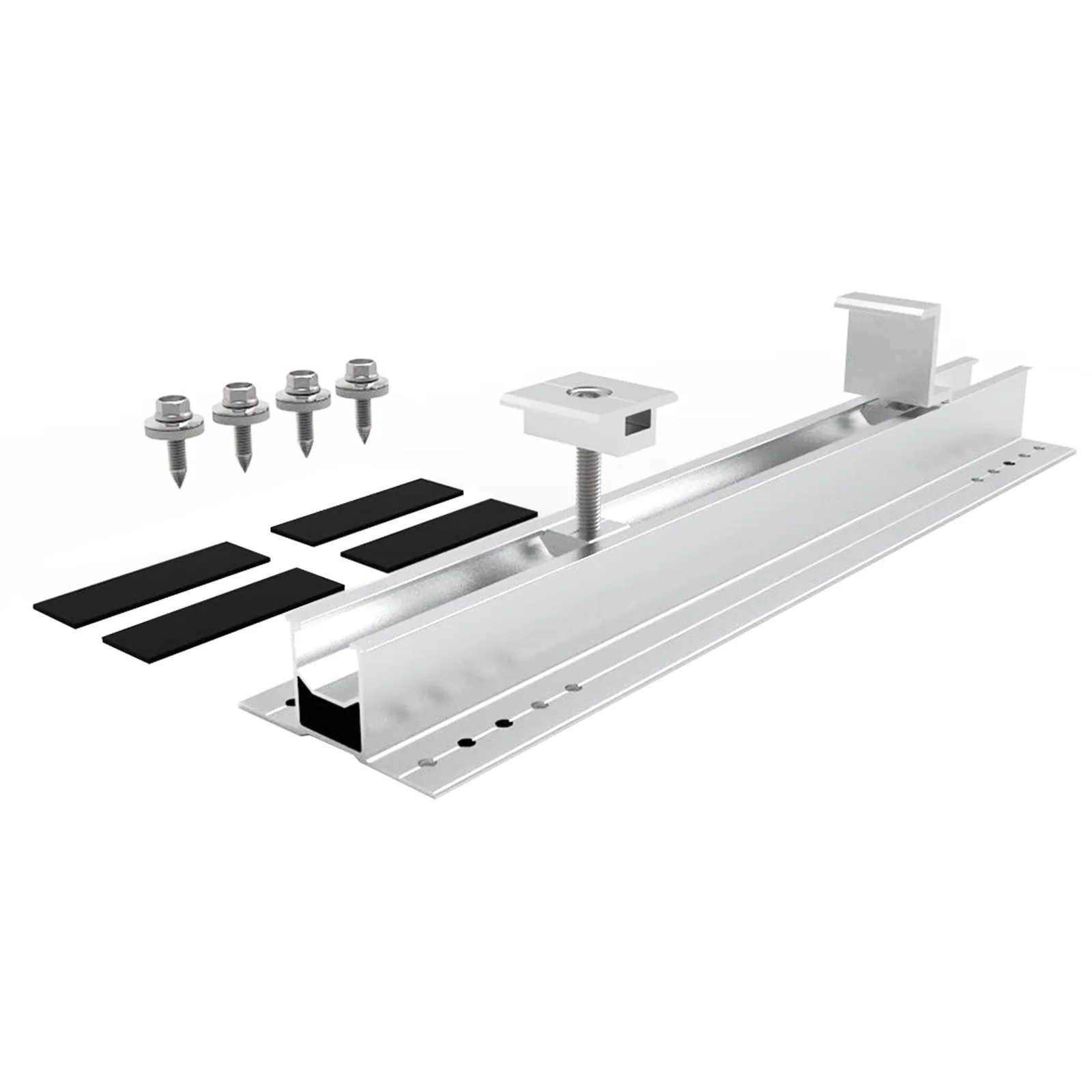 Solar Bracket Trapezoidal Sheet PV Mounting Rail 30CM End/Middle Clamps 30-35MM Solar Power Supplies Trapezoidal Roof
Solar Bracket Trapezoidal Sheet PV Mounting Rail 30CM End/Middle Clamps 30-35MM Solar Power Supplies Trapezoidal Roof