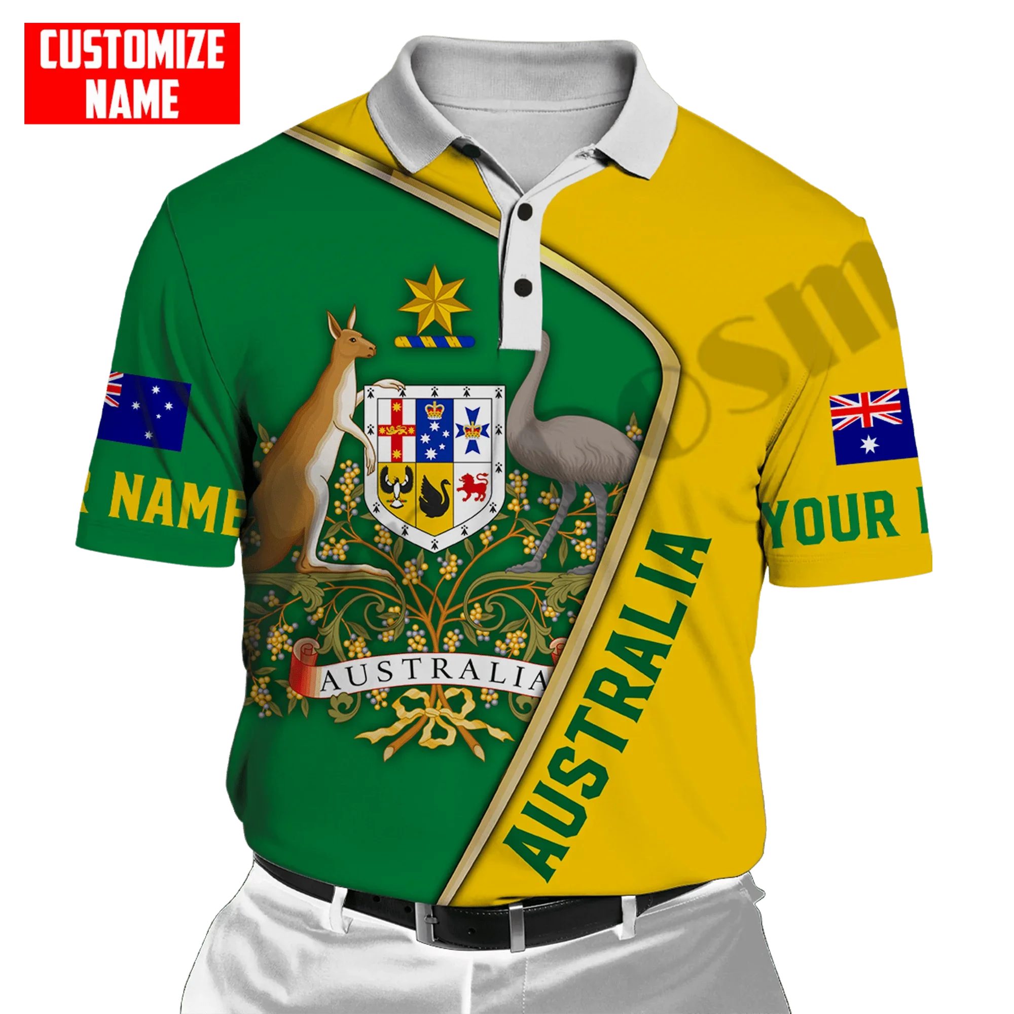 PLstar Cosmos 3DPrinted Newest Australia Flag Polo Shirt Custom Name Harajuku Streetwear Top Sleeveless Tees Fitness Unisex Q-1
PLstar Cosmos 3DPrinted Newest Australia Flag Polo Shirt Custom Name Harajuku Streetwear Top Sleeveless Tees Fitness Unisex Q-1