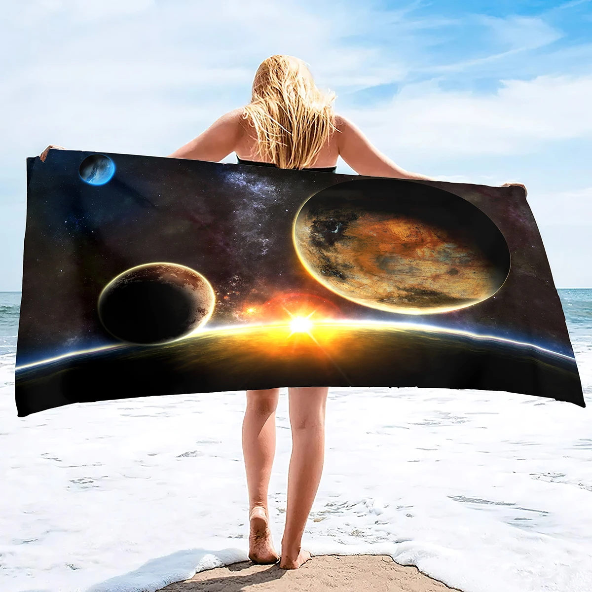 Outer Space Print Soft Bath Towel Highly Absorbent Large Hand Towels Multipurpose Quick Dry Sand Free for Bathroom,Gym and Spa
Outer Space Print Soft Bath Towel Highly Absorbent Large Hand Towels Multipurpose Quick Dry Sand Free for Bathroom,Gym and Spa